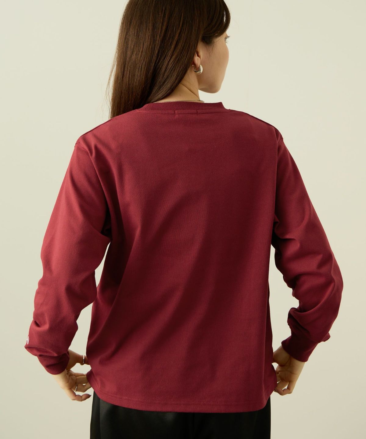 POLO BCS ワンポイント刺繍長袖Tシャツ レディース メール便 対応商品