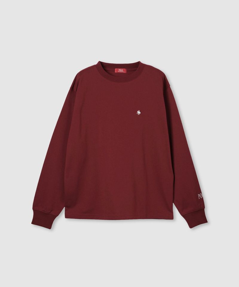 POLO BCS  ワンポイント刺繍長袖Tシャツ レディース メール便 対応商品商品画像-14