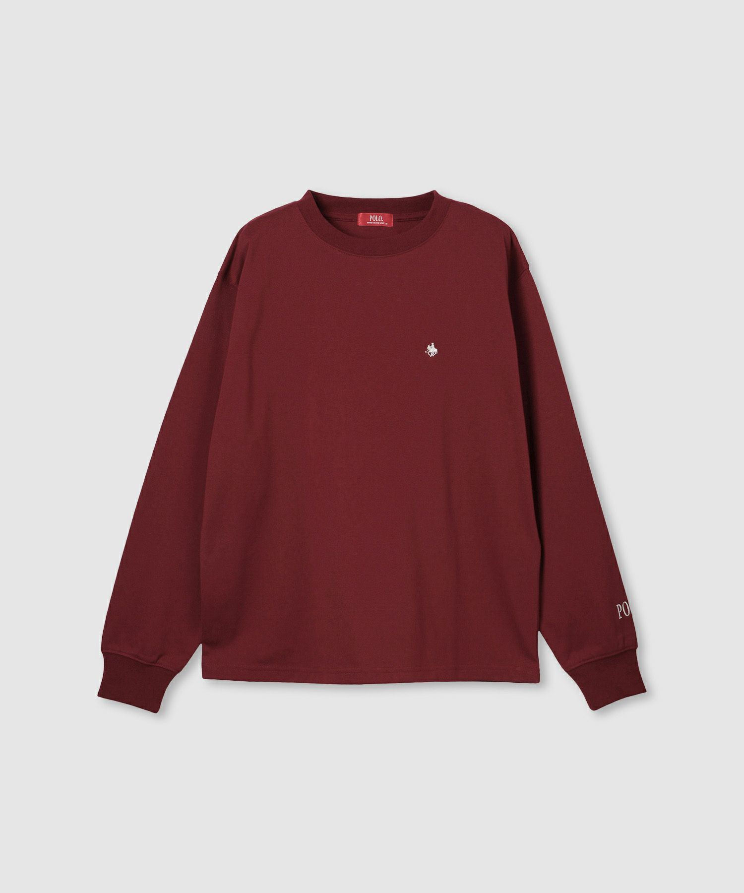 POLO BCS ワンポイント刺繍長袖Tシャツ レディース メール便 対応商品