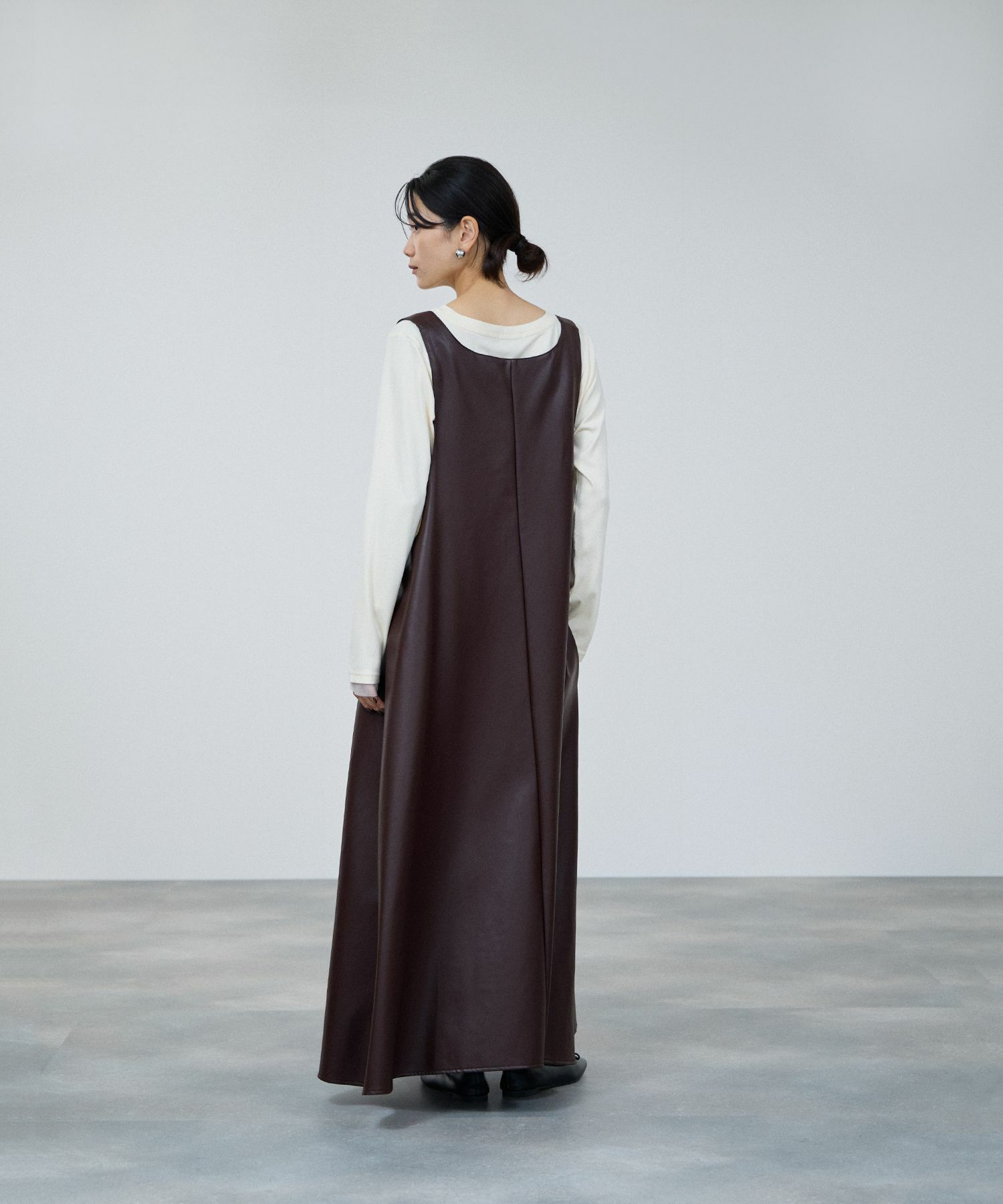 milli de l'air  チュールトリムテレコ長袖Tシャツ レディース メール便 対応商品商品サムネイル-13