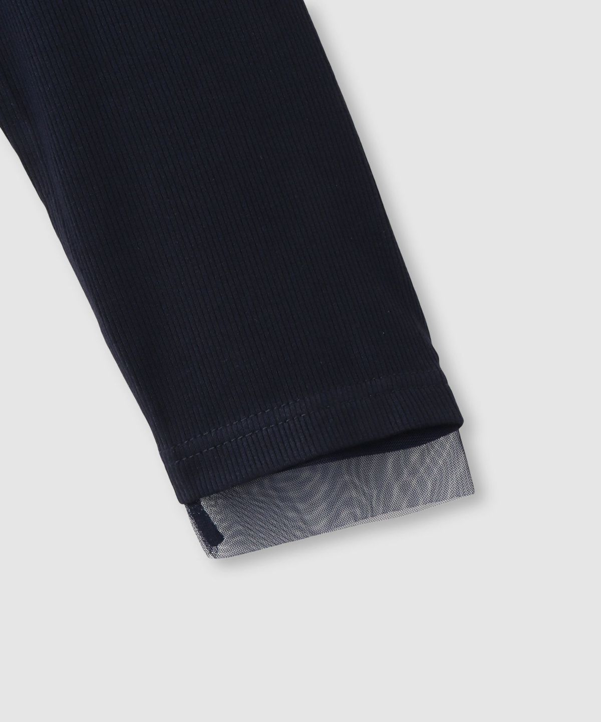 milli de l'air チュールトリムテレコ長袖Tシャツ レディース メール便 対応商品