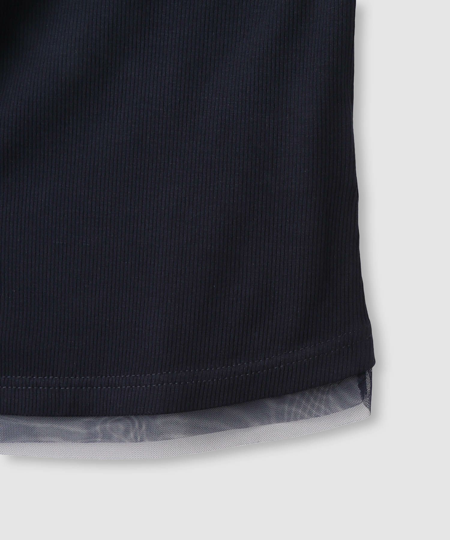 milli de l'air  チュールトリムテレコ長袖Tシャツ レディース メール便 対応商品商品画像-26