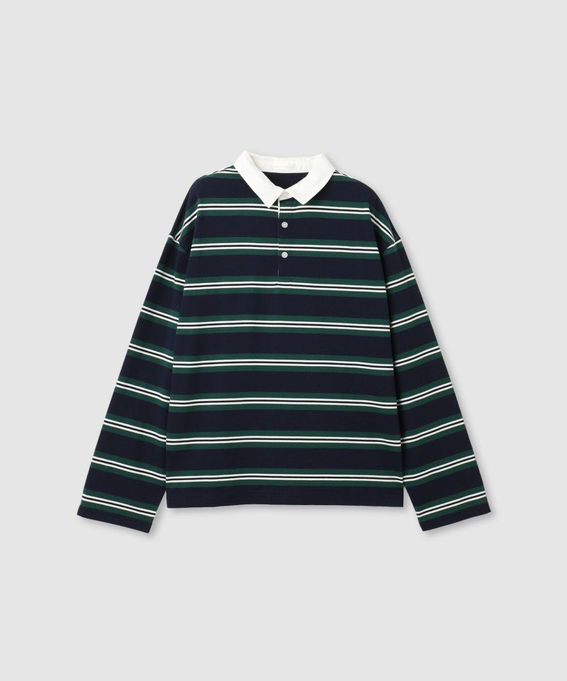 milli de l'air イレギュラーボーダーラガーシャツ レディース商品画像-7