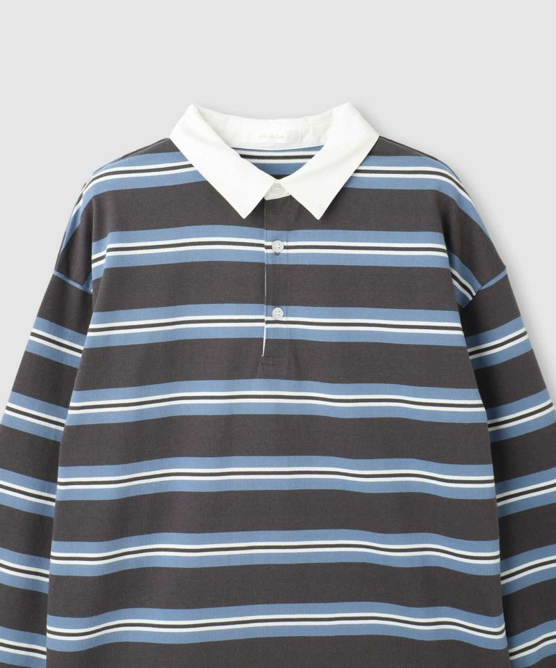 milli de l'air イレギュラーボーダーラガーシャツ レディース商品画像-11