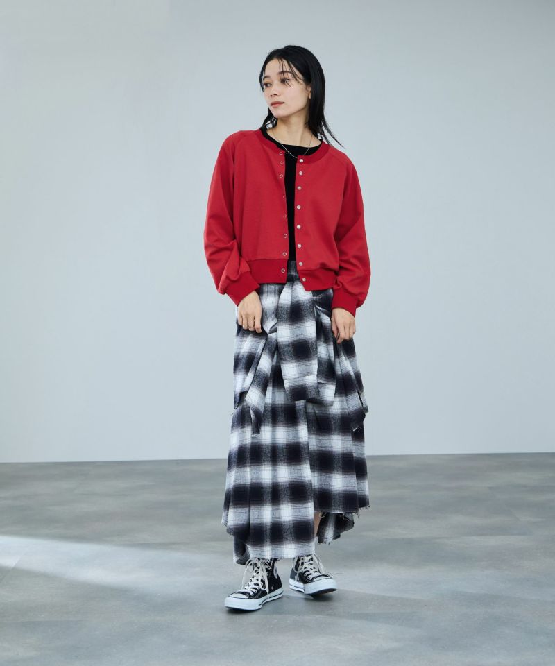 milli de l'air エアリエポンチ素材カーディガン レディース商品画像-6