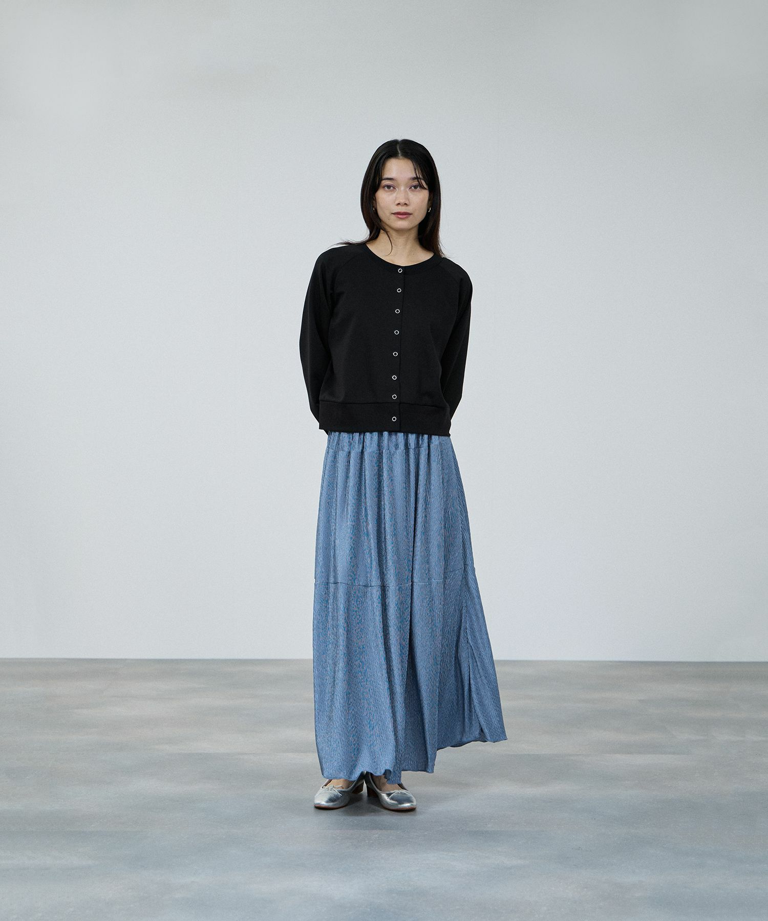 milli de l'air  エアリエポンチ素材カーディガン レディース商品画像-10