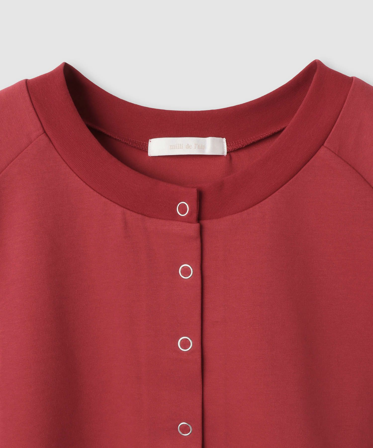 milli de l'air エアリエポンチ素材カーディガン レディース