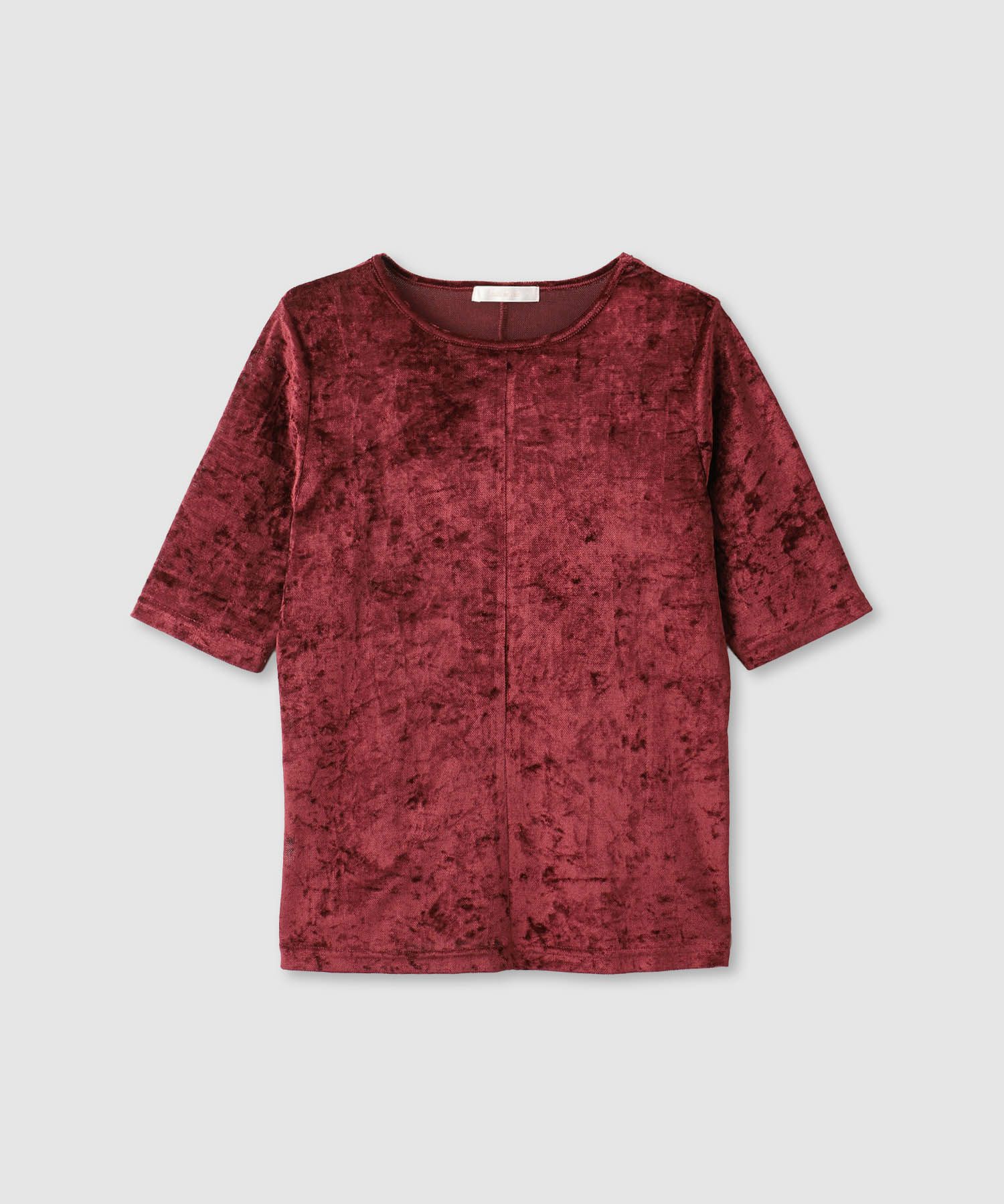 milli de l'air シアーベロアハーフスリーブTシャツ レディース メール便 対応商品商品画像-19