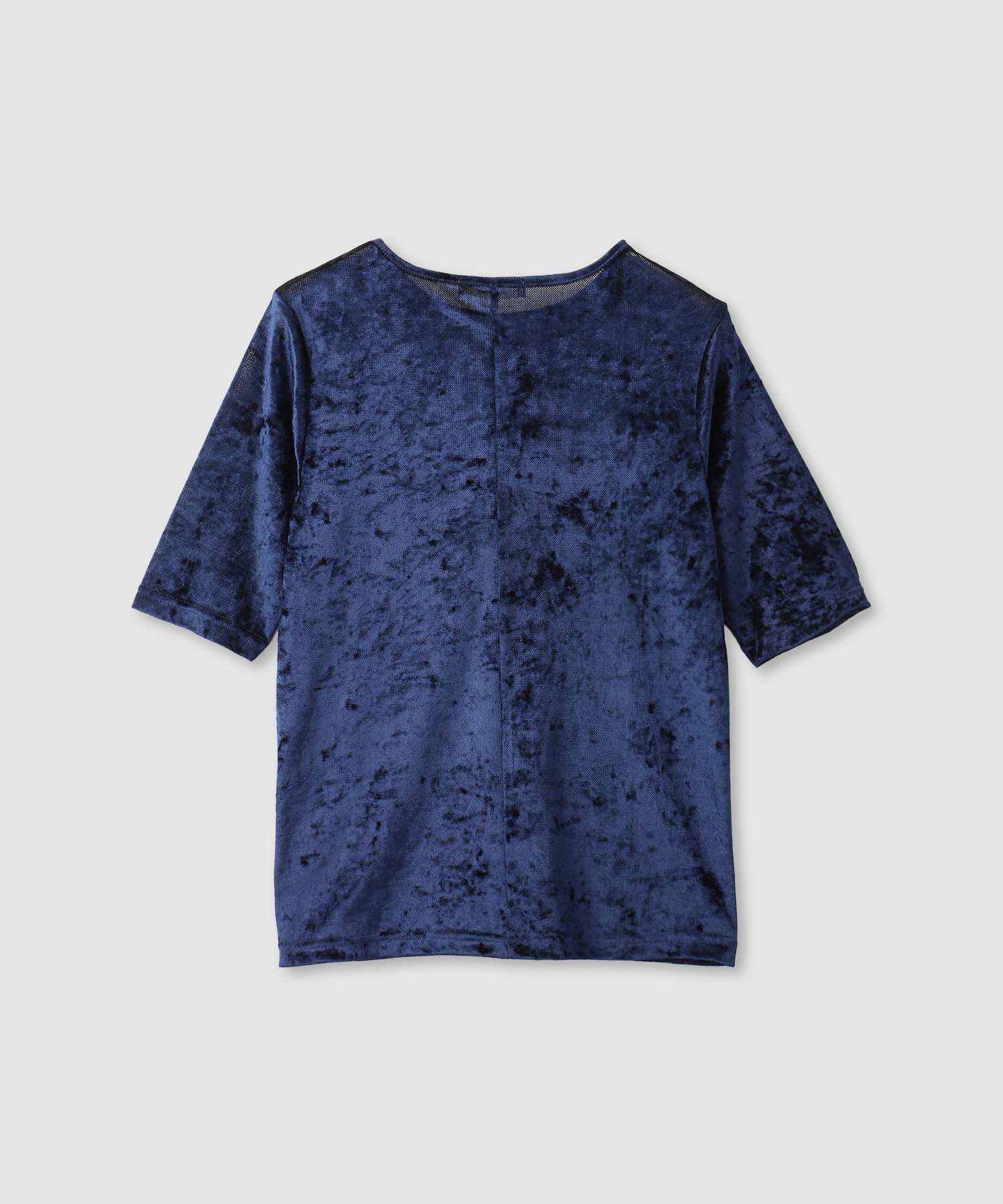 milli de l'air シアーベロアハーフスリーブTシャツ レディース メール便 対応商品
