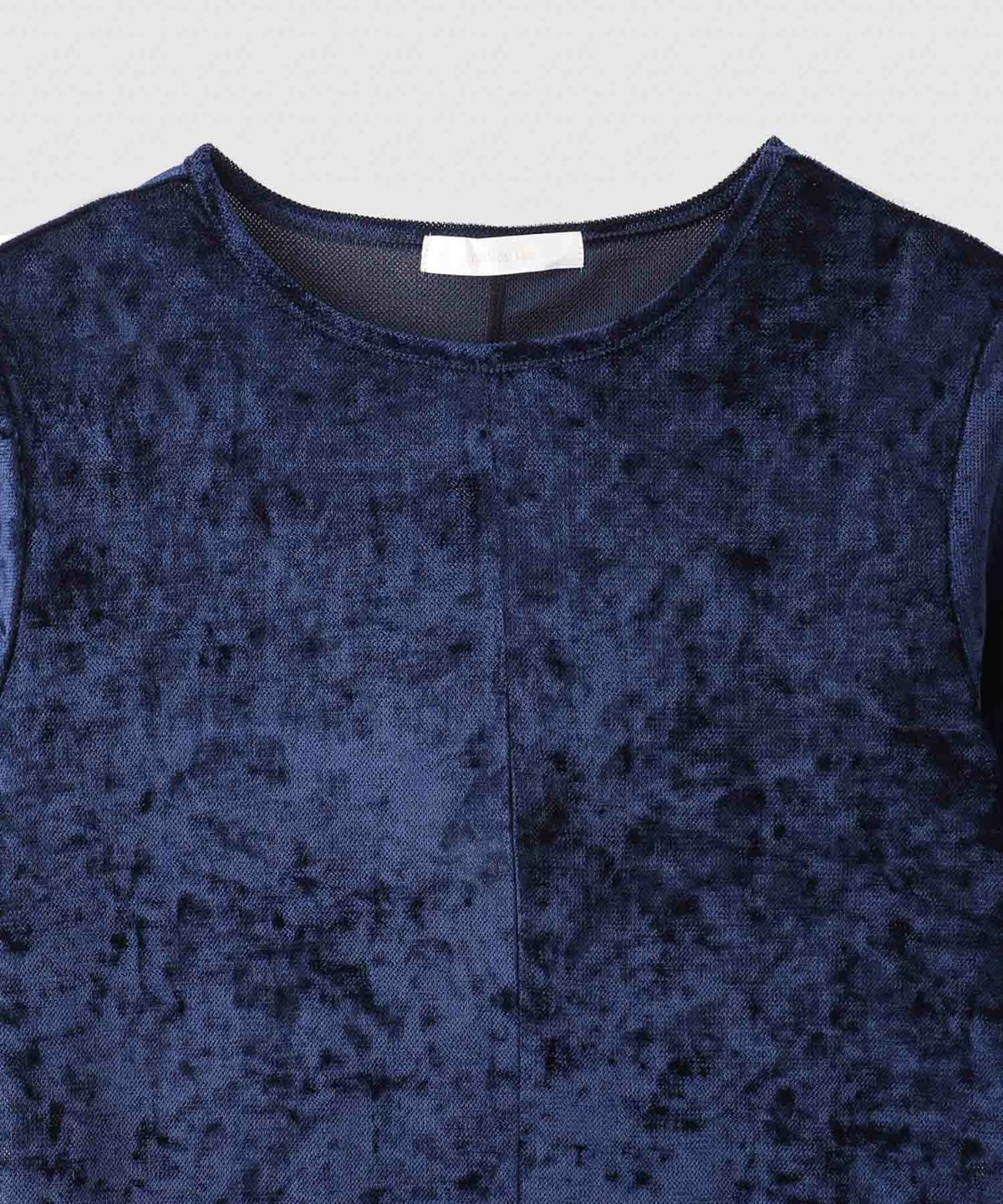 milli de l'air シアーベロアハーフスリーブTシャツ レディース メール便 対応商品