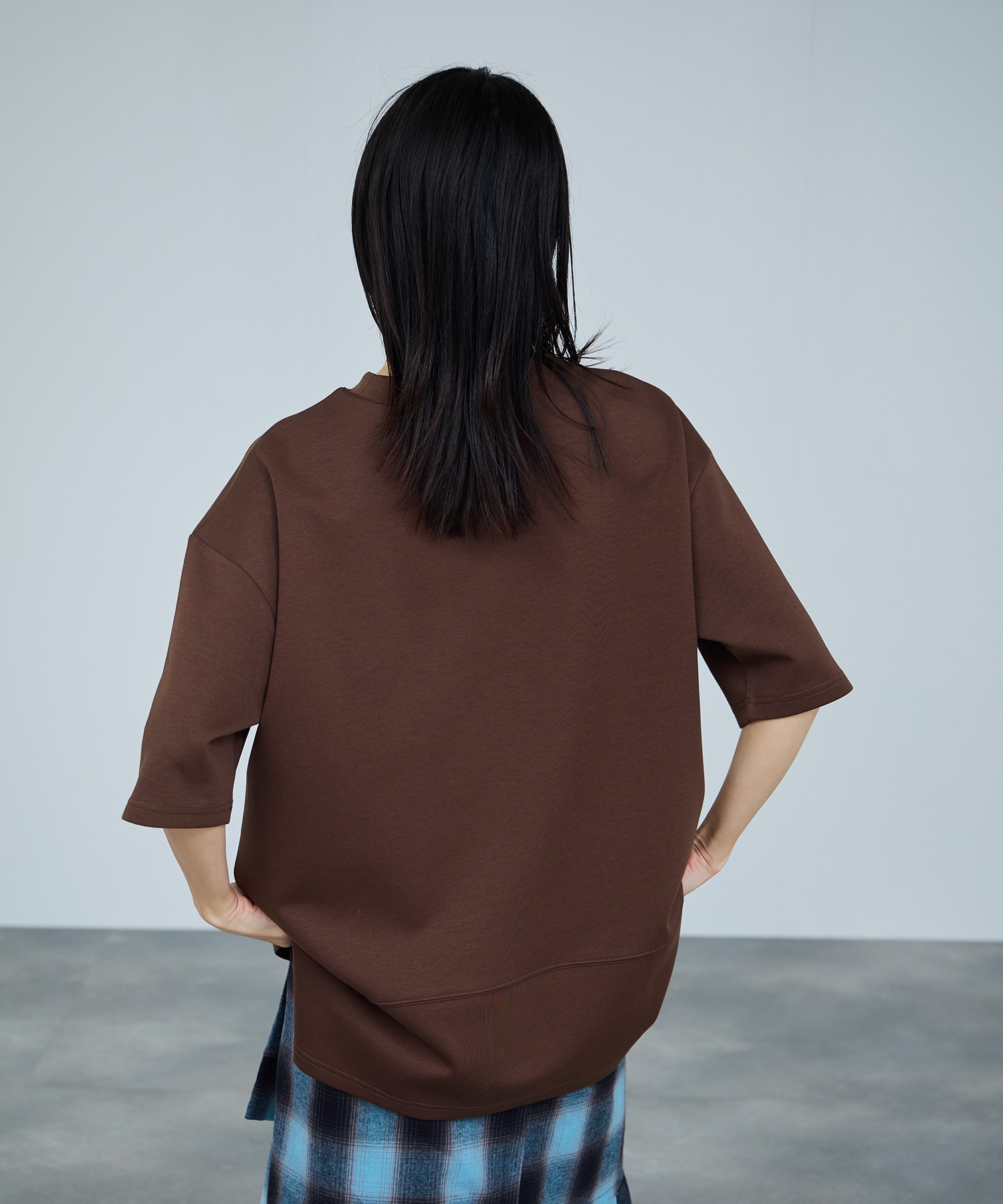 milli de l'air  エアリエポンチ素材Tシャツ レディース メール便 対応商品商品画像-13