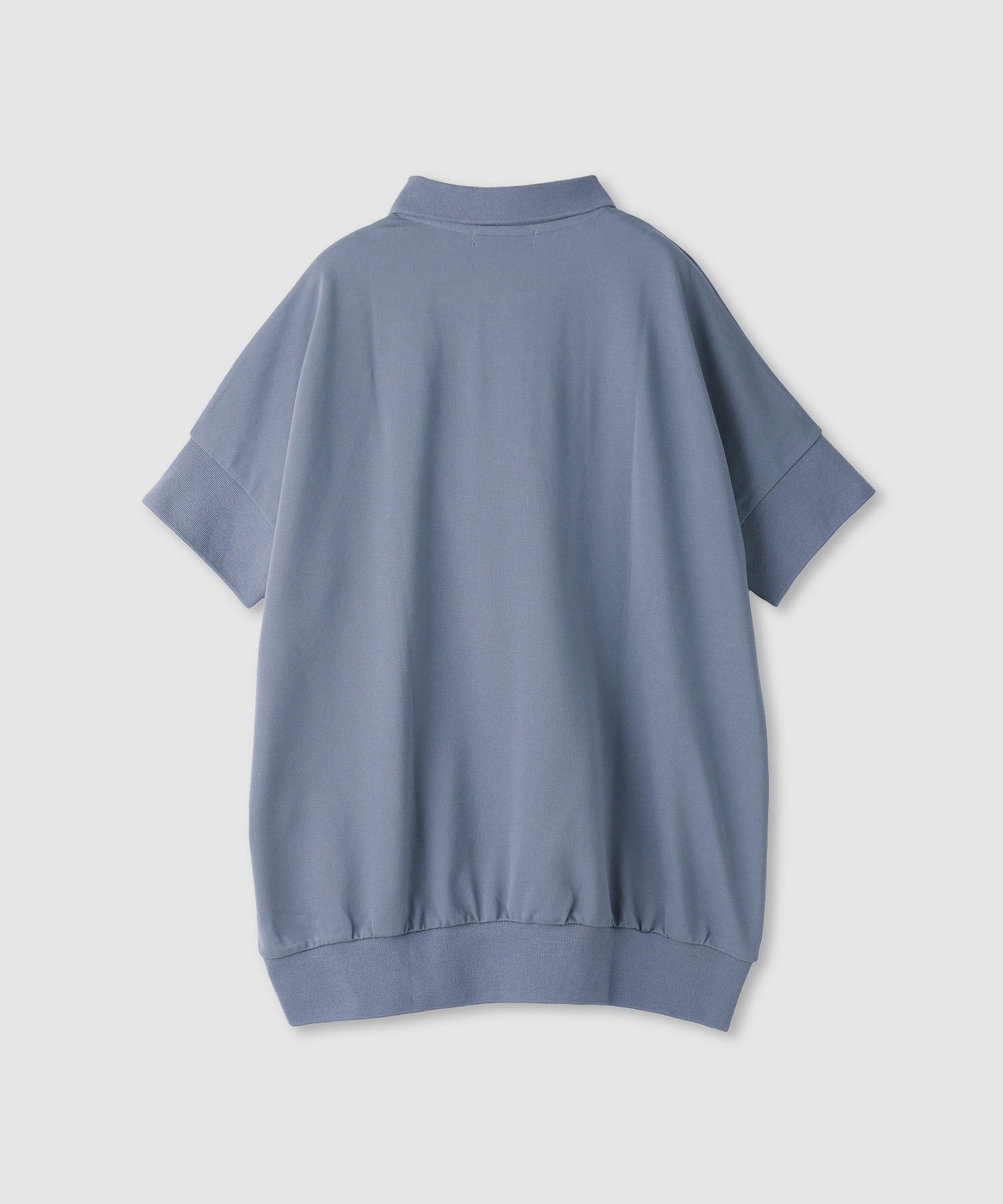 Idnes ドルマン鹿の子ポロシャツ レディース商品画像-5