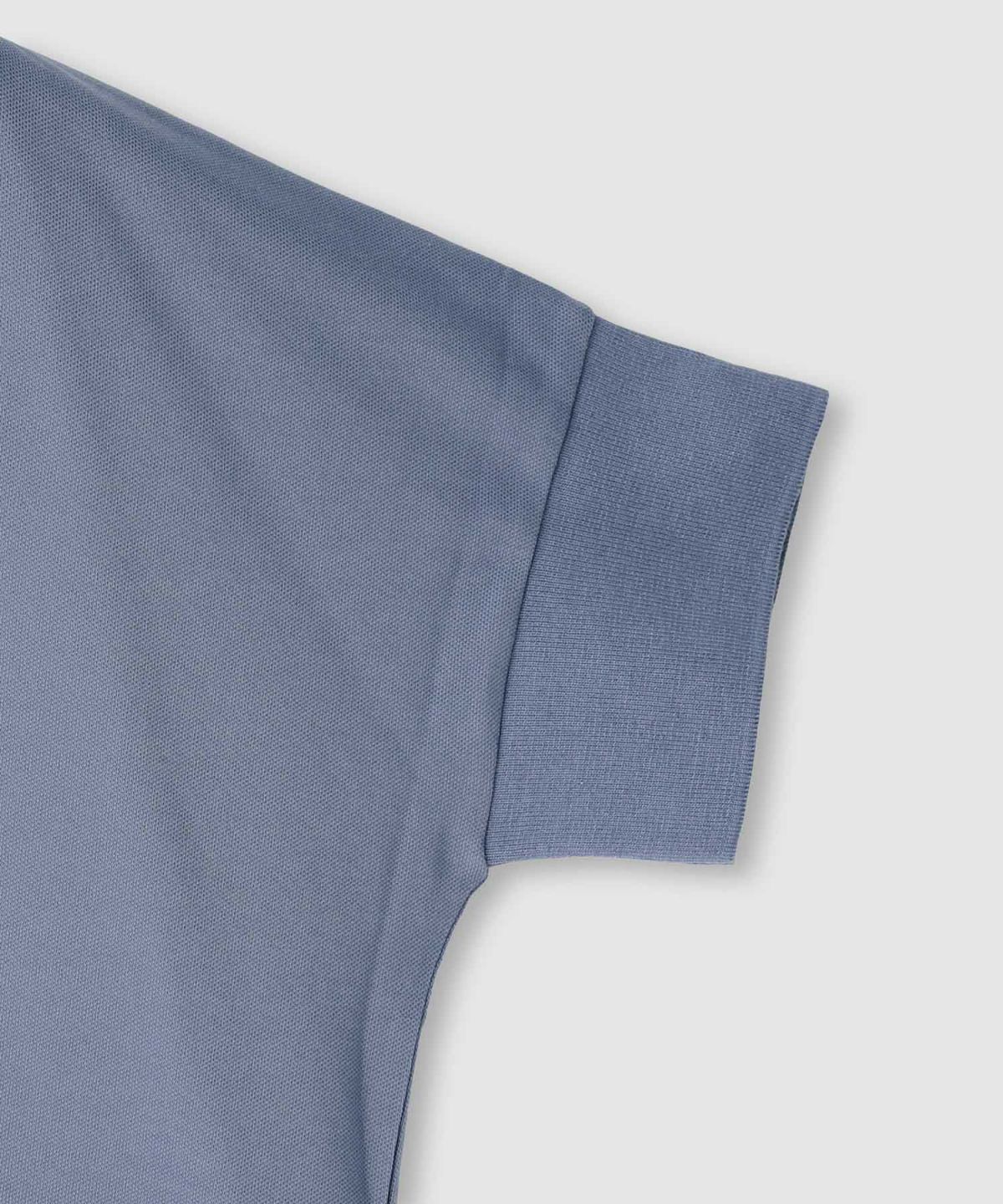 Idnes ドルマン鹿の子ポロシャツ レディース