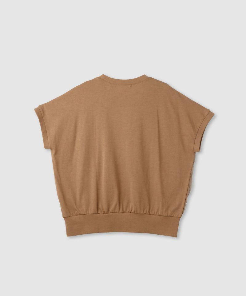 Idnes  ドットチュールフレンチプルオーバー レディース メール便 対応商品商品画像-3