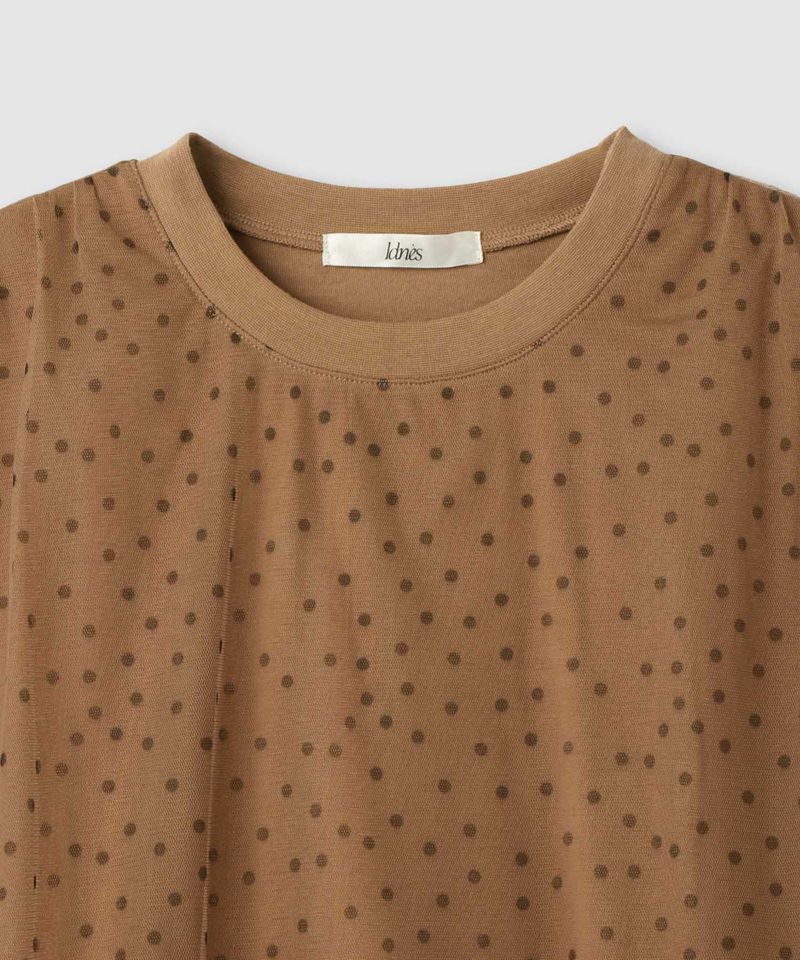 Idnes ドットチュールフレンチプルオーバー レディース メール便 対応商品商品画像-4