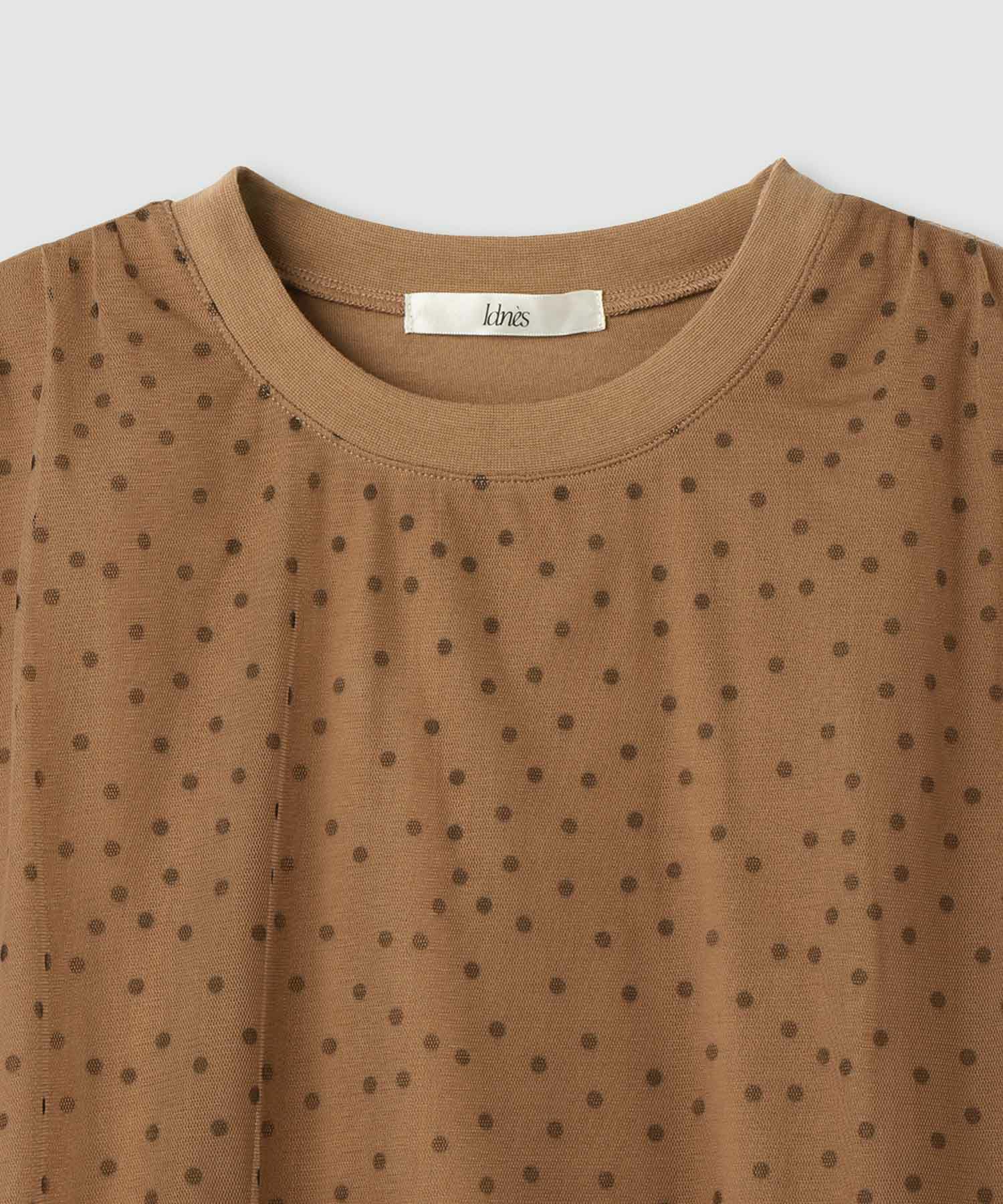 Idnes ドットチュールフレンチプルオーバー レディース メール便 対応商品商品サムネイル-4