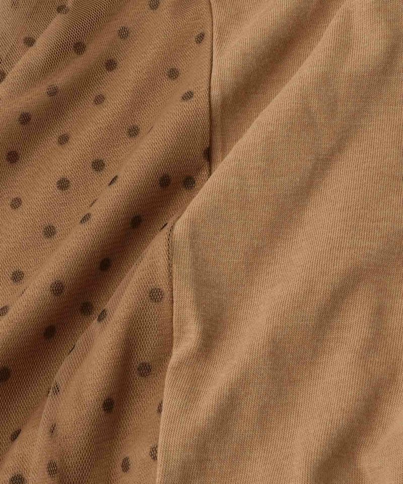 Idnes ドットチュールフレンチプルオーバー レディース メール便 対応商品商品画像-7