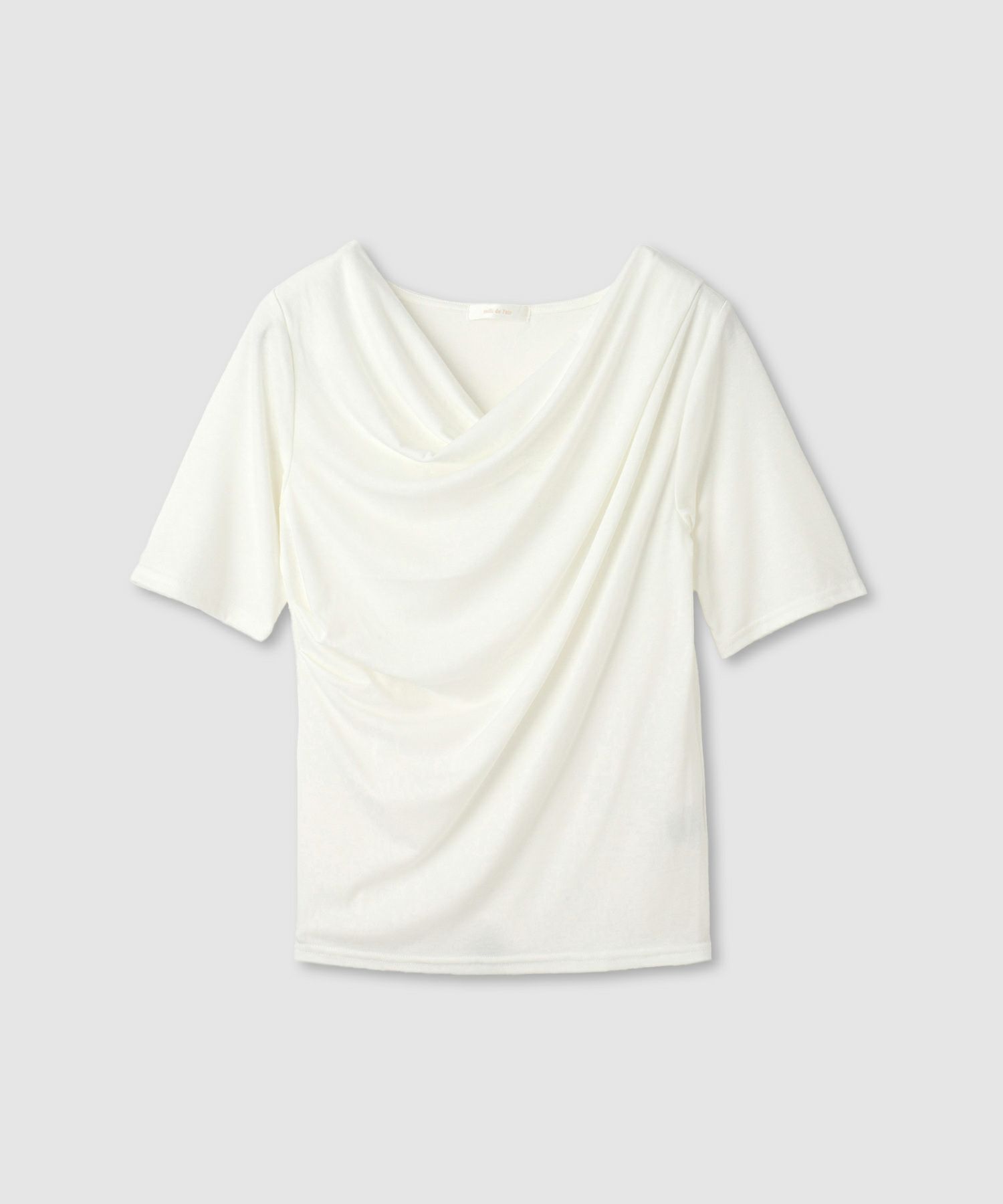 milli de l'air ドレープネックプルオーバー レディース メール便 対応商品