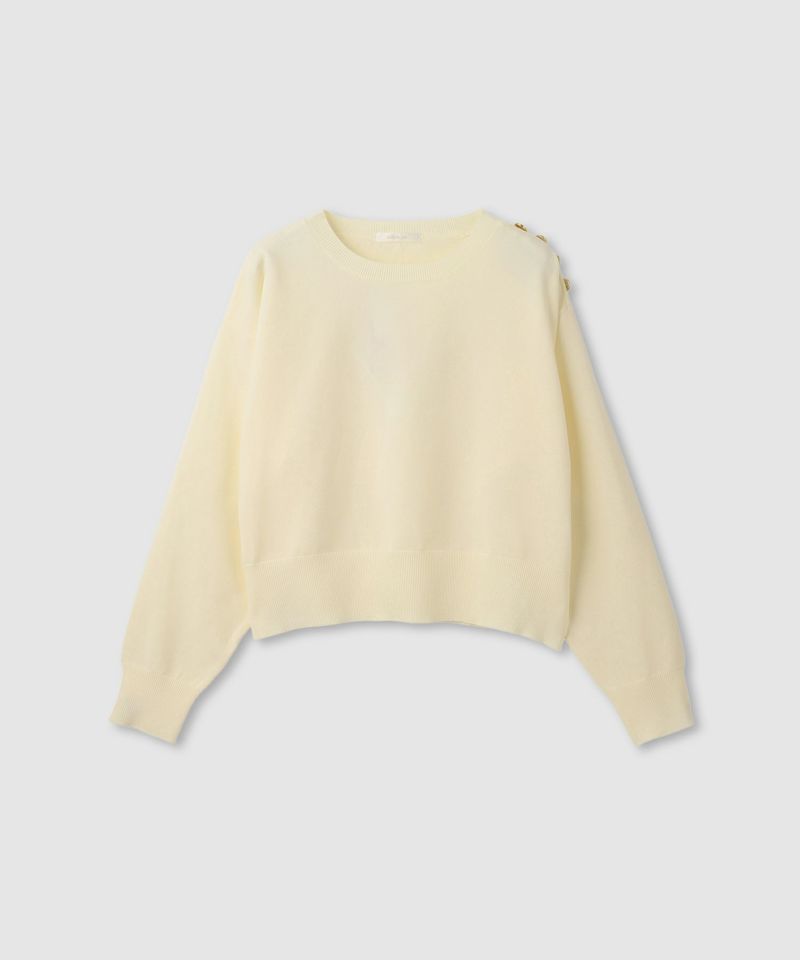 milli de l'air  ソフトレッチボタンプルオーバー レディース商品画像-2