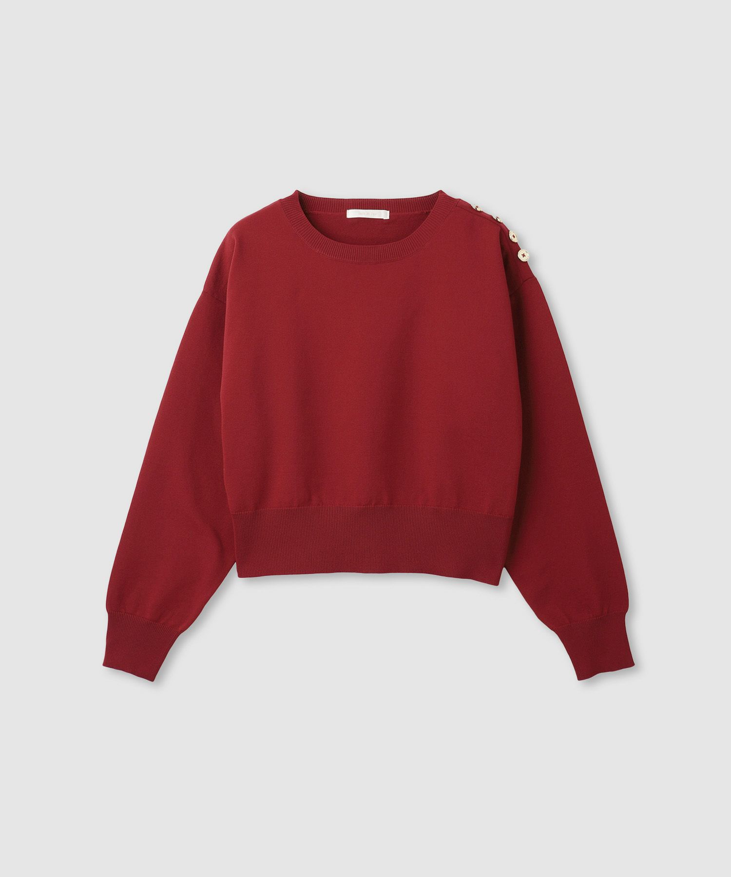 [さらに50%OFF]milli de l'air  ソフトレッチボタンプルオーバー レディース商品画像-3