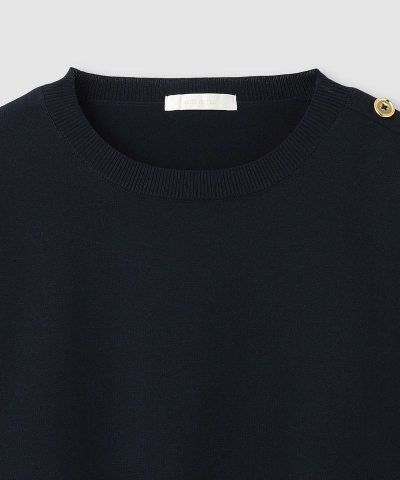 milli de l'air  ソフトレッチボタンプルオーバー レディース商品画像-14