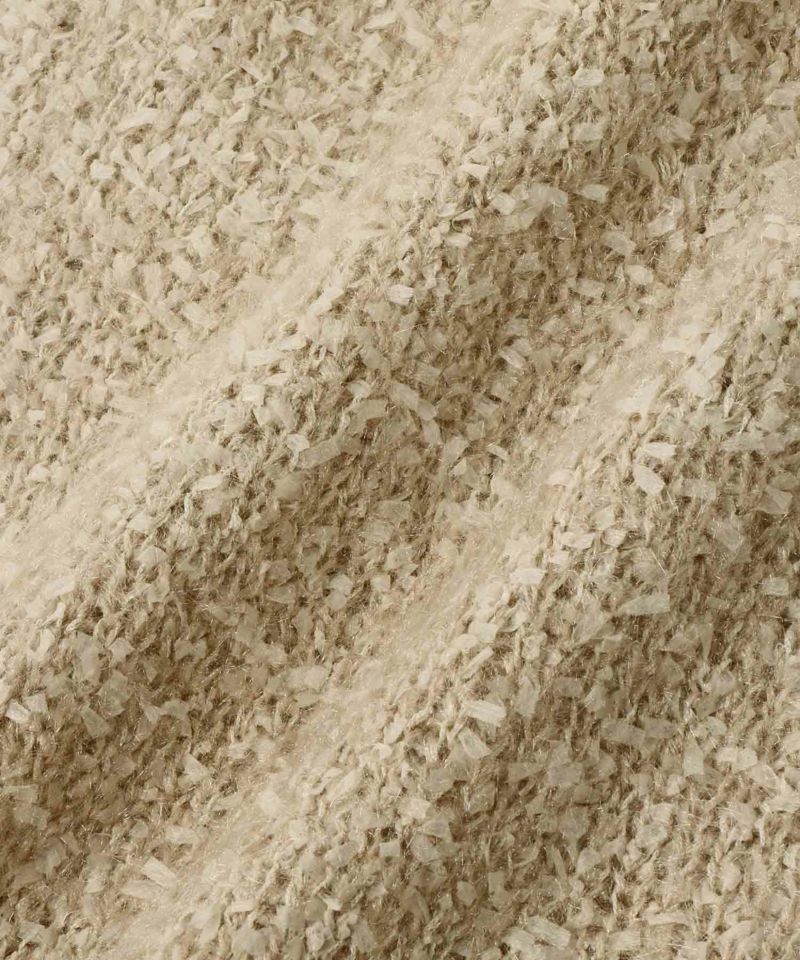 Idnes  チュール×フェザーニットベスト レディース商品画像-8