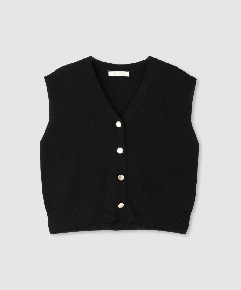 milli de l'air  ニット前開きベスト レディース商品画像-2