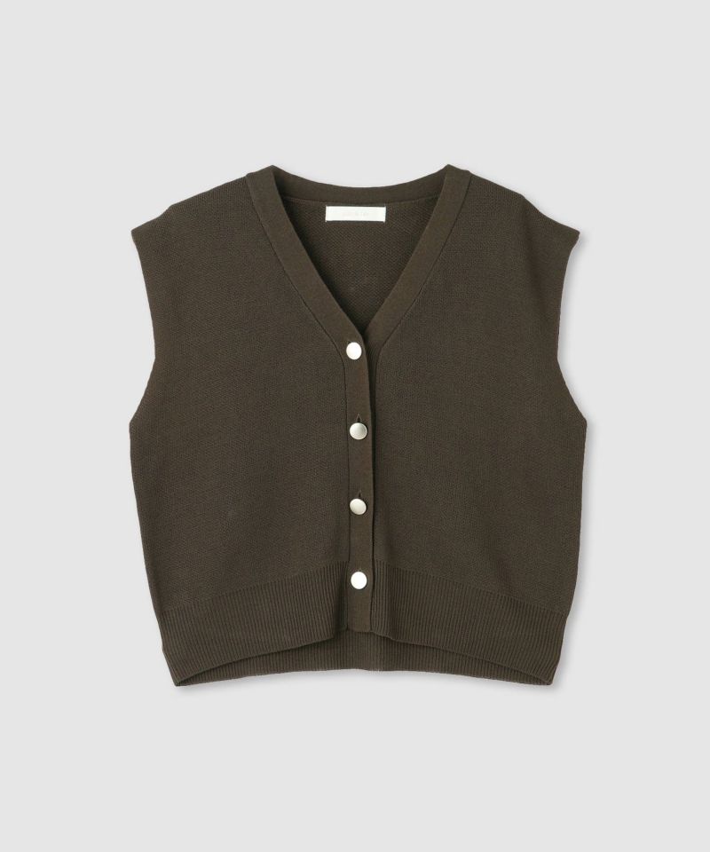 milli de l'air  ニット前開きベスト レディース商品画像-14