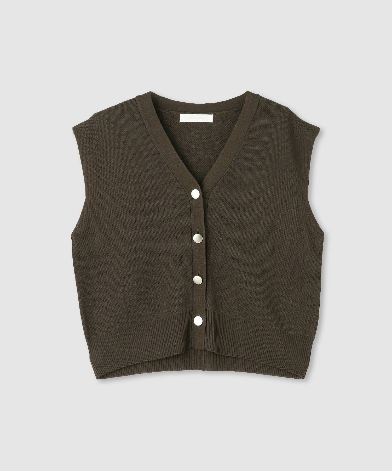 [さらに50%OFF]milli de l'air  ニット前開きベスト レディース商品画像-14