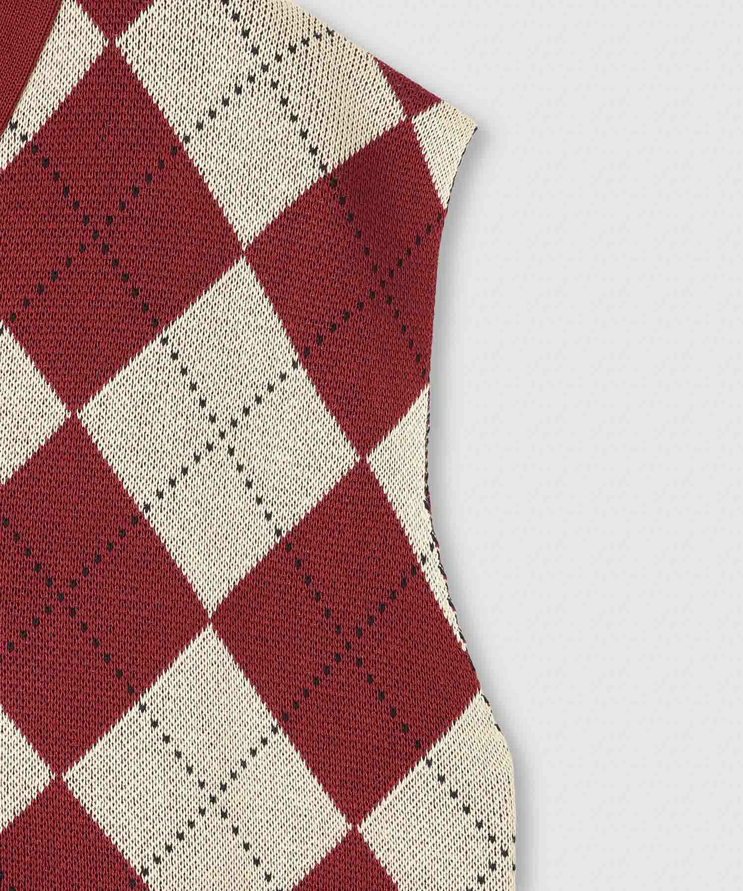 milli de l'air ニット前開きベスト レディース