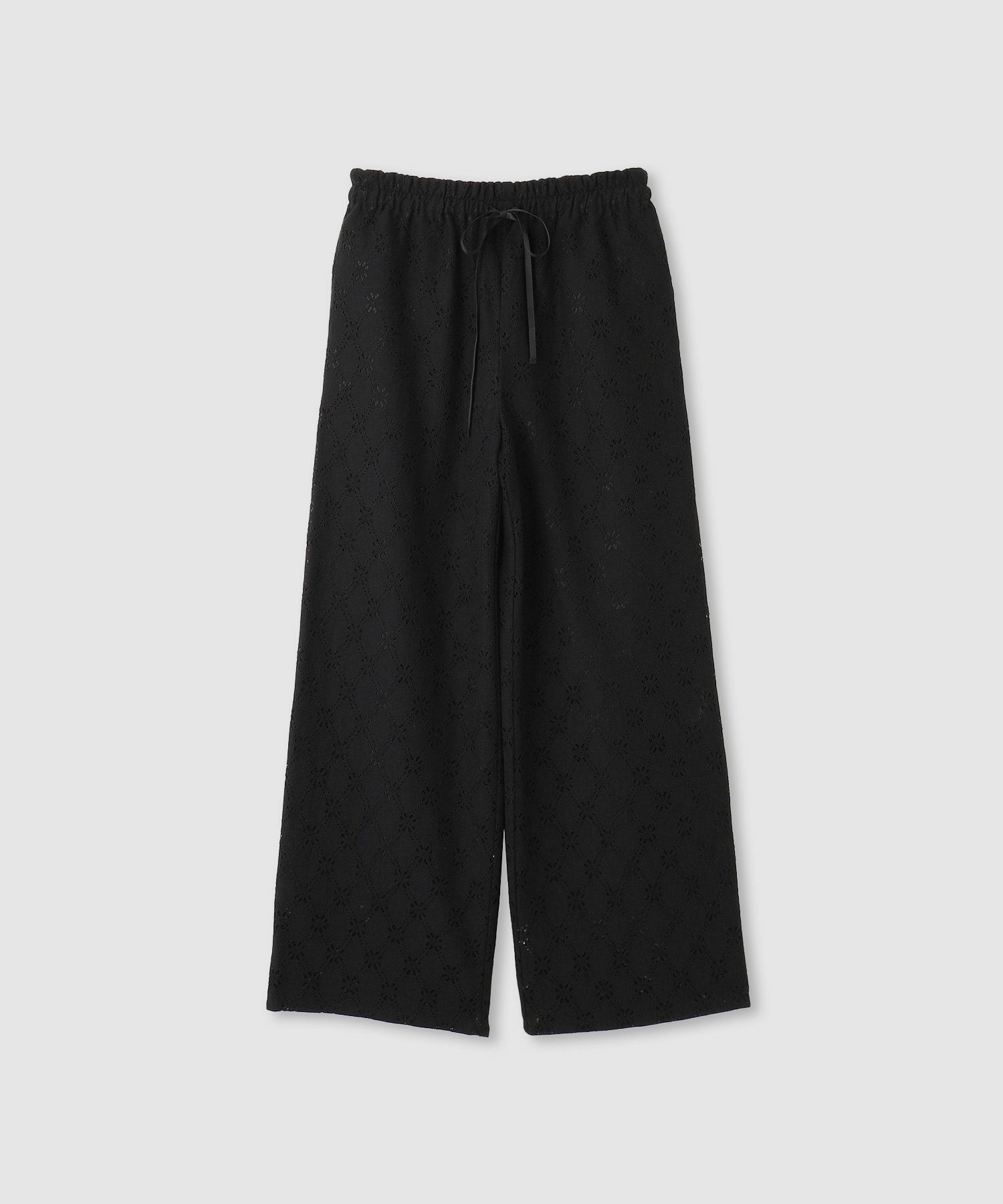 [ボトムス20%OFF]Idnes レースイージーパンツ レディース