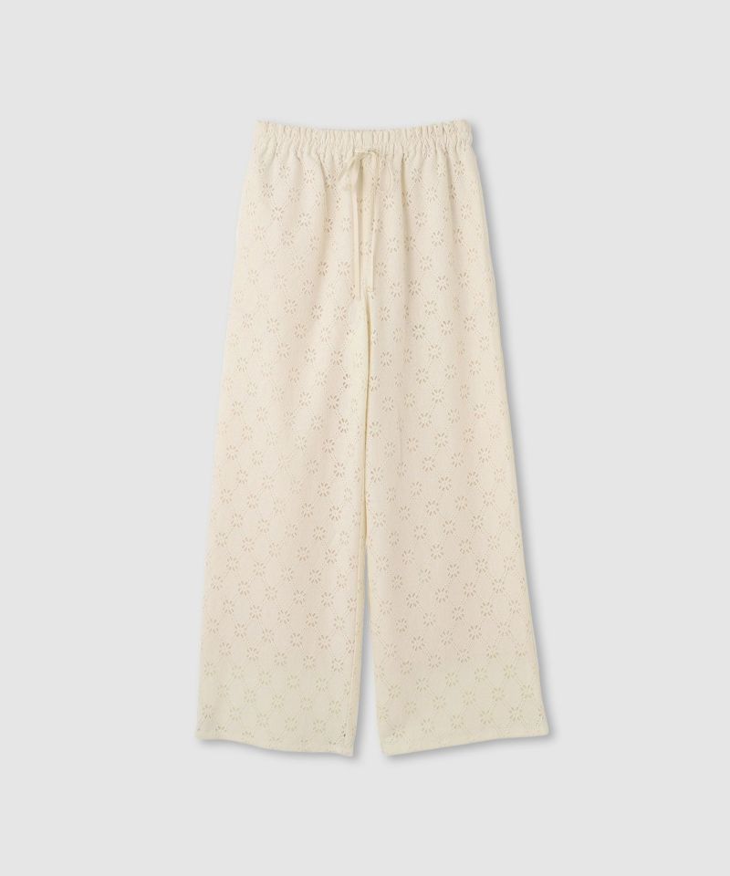 Idnes  レースイージーパンツ レディース商品画像-2