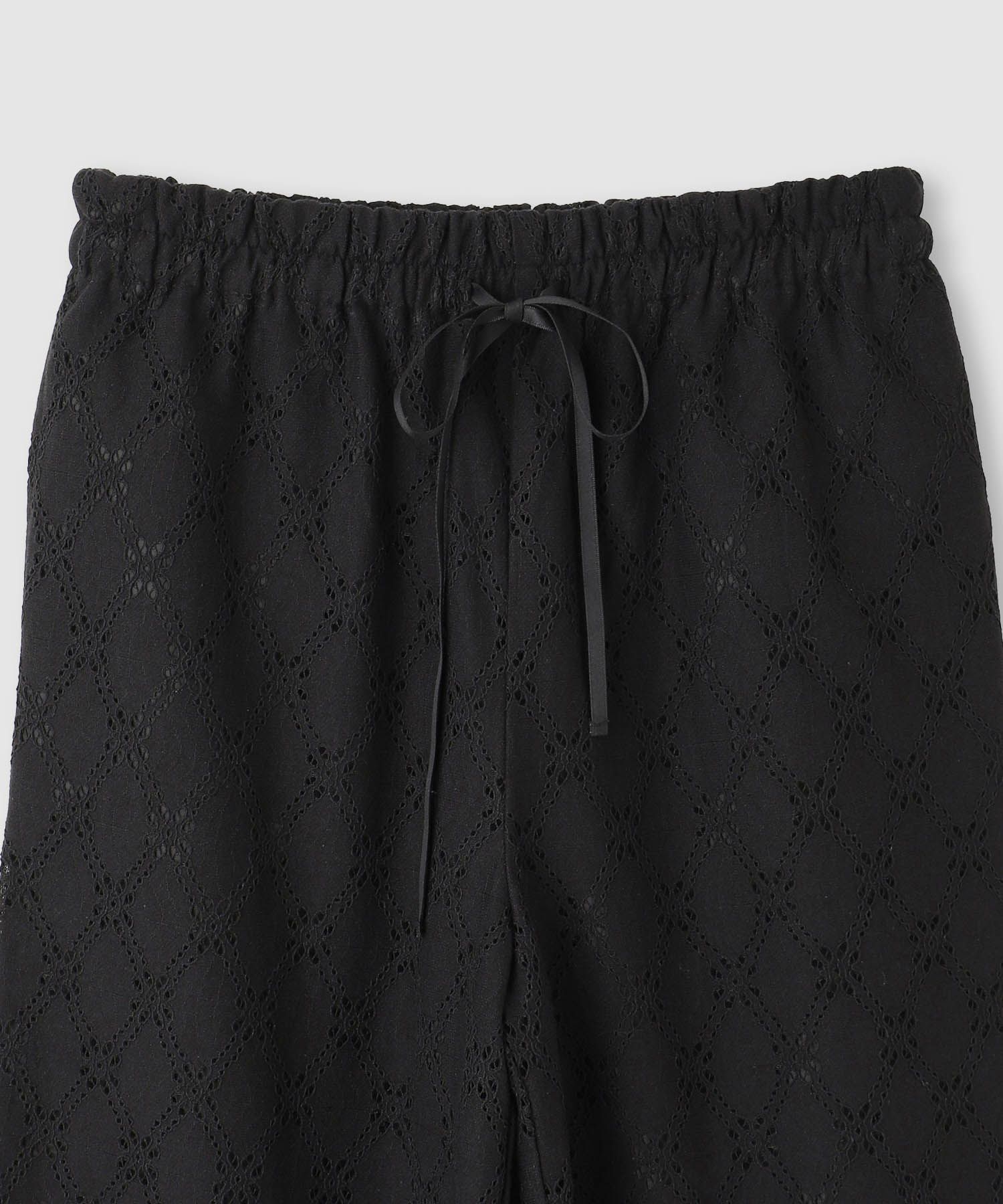 [ボトムス20%OFF]Idnes レースイージーパンツ レディース