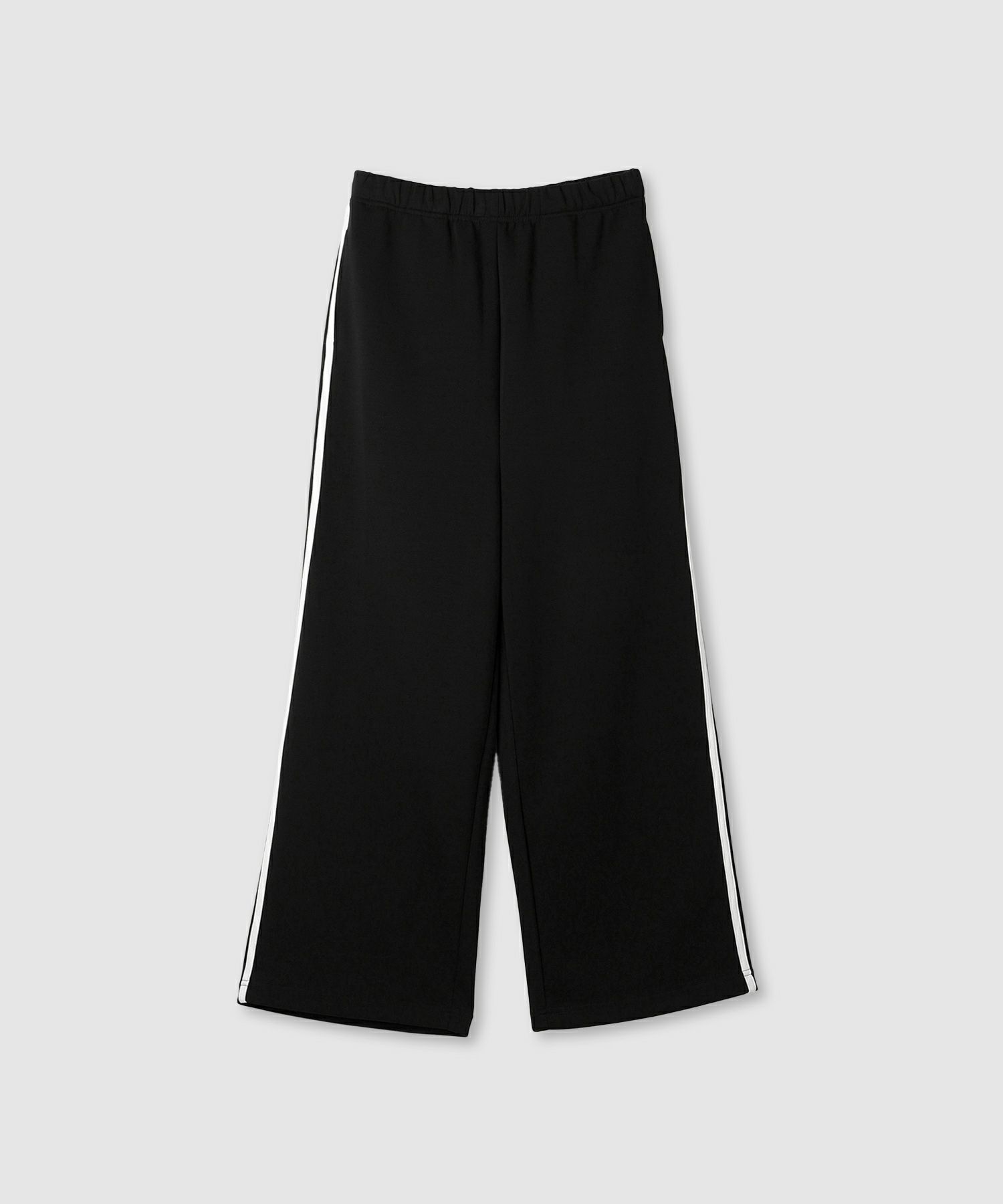 [ボトムス20%OFF]milli de l'air エアリエポンチ素材ラインパンツ レディース