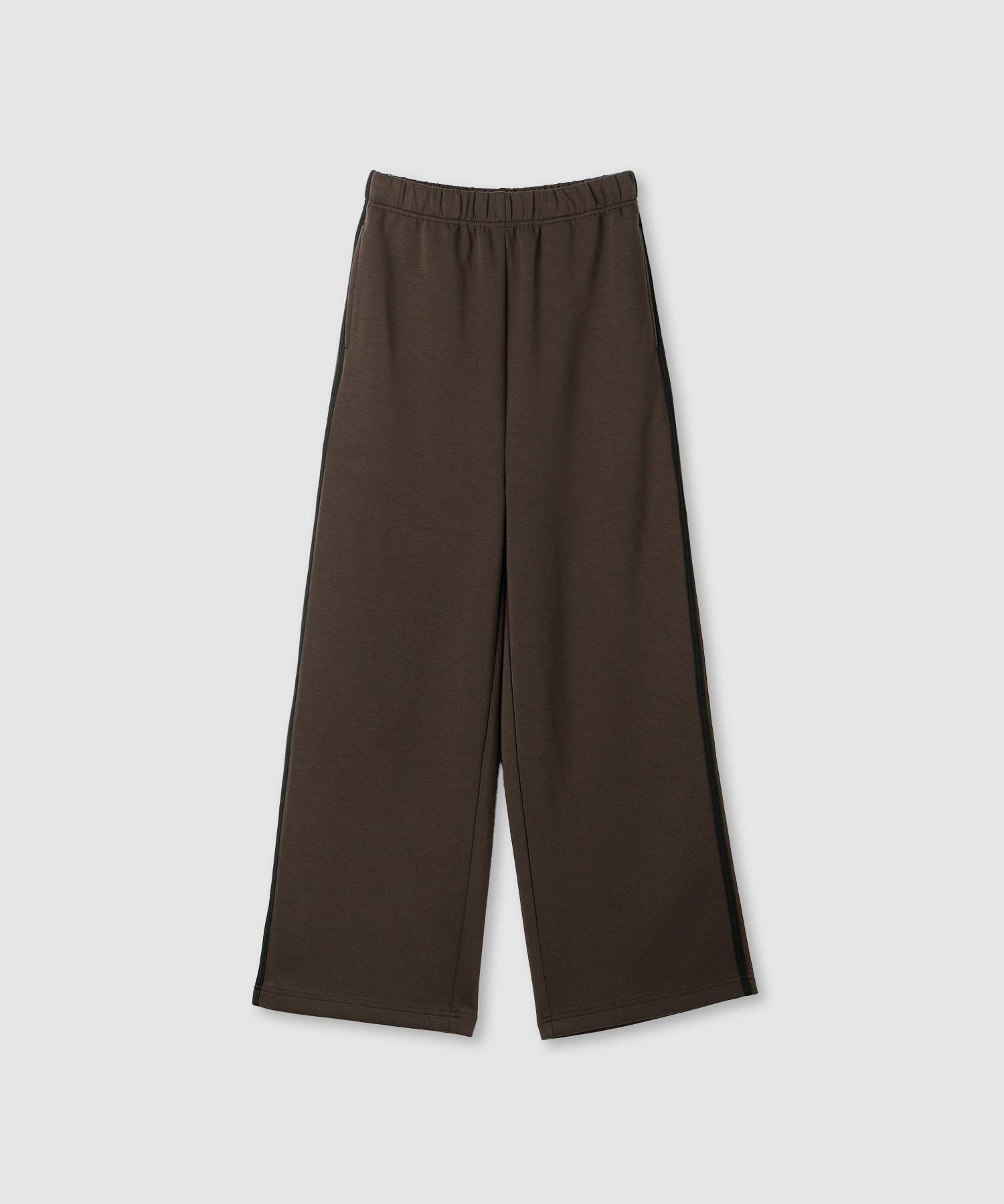 [ボトムス20%OFF]milli de l'air エアリエポンチ素材ラインパンツ レディース