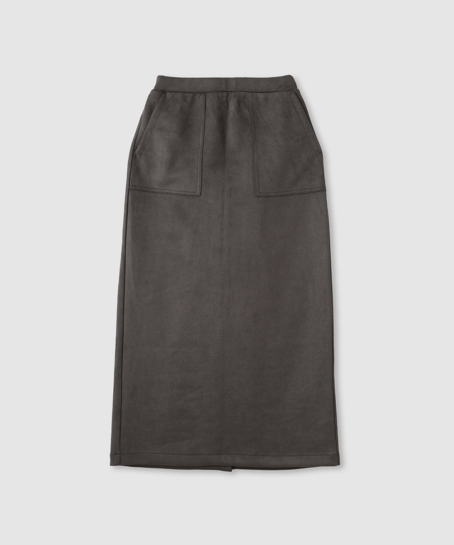 milli de l'air スエードライクポンチ素材Iラインスカート レディース商品サムネイル-13