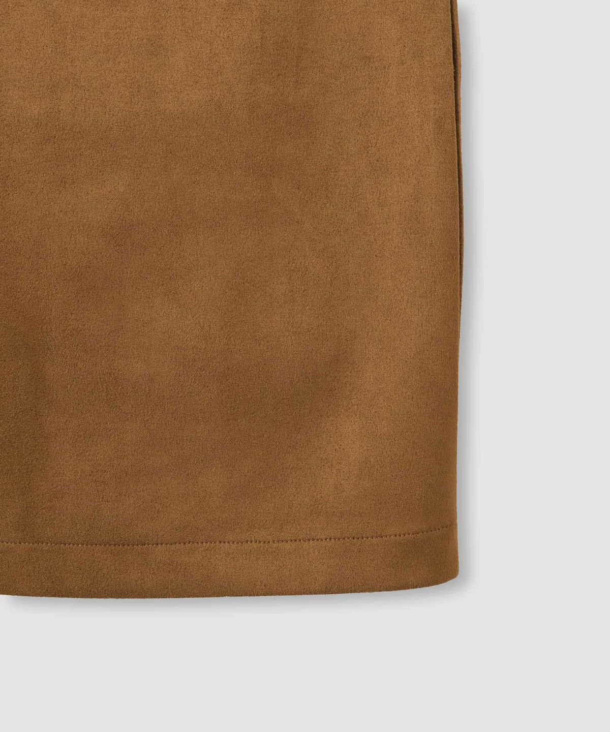 milli de l'air スエードライクポンチ素材Iラインスカート レディース