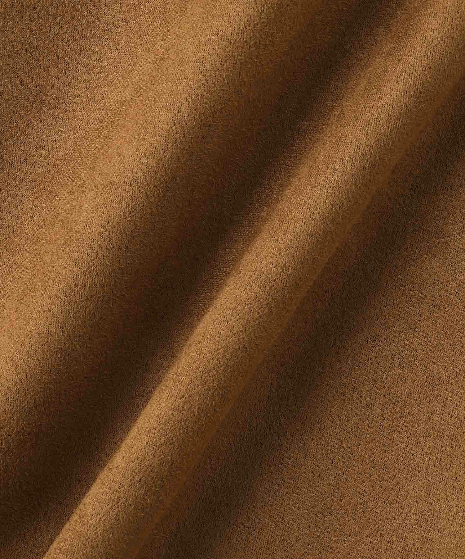 milli de l'air スエードライクポンチ素材Iラインスカート レディース