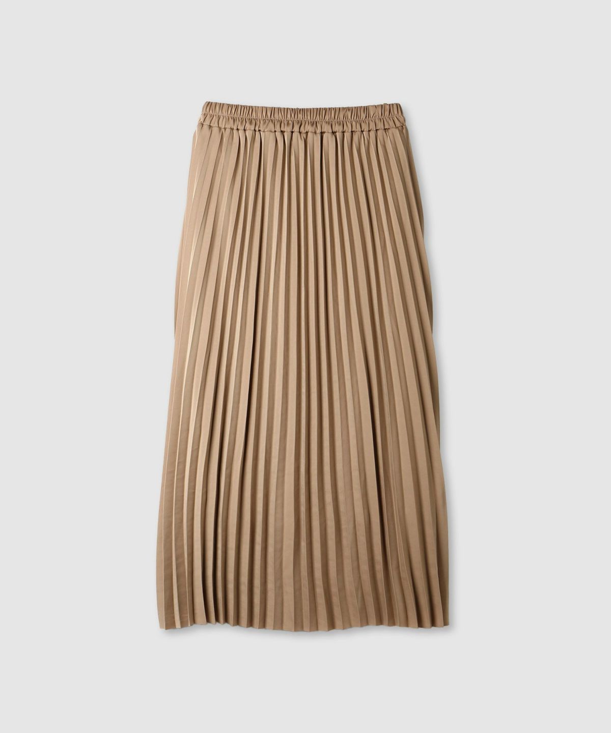 milli de l'air サテンストレッチプリーツスカート レディース