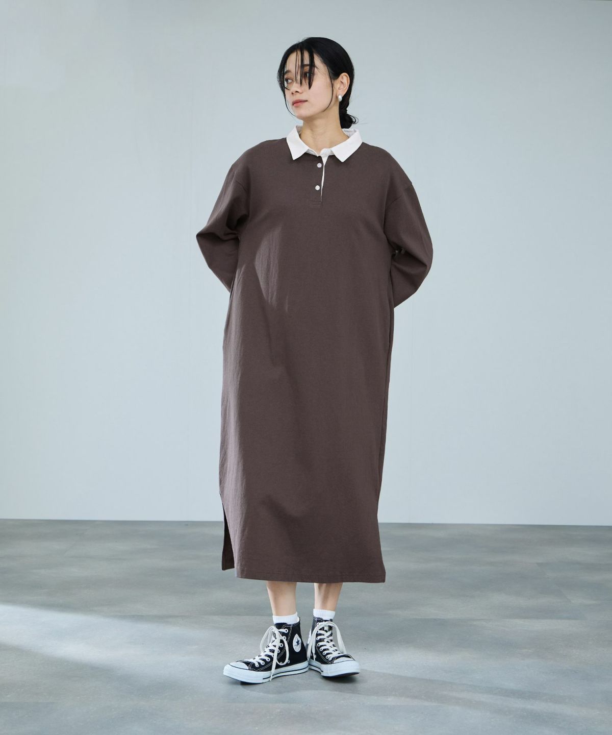 milli de l'air ラガーシャツワンピース レディース