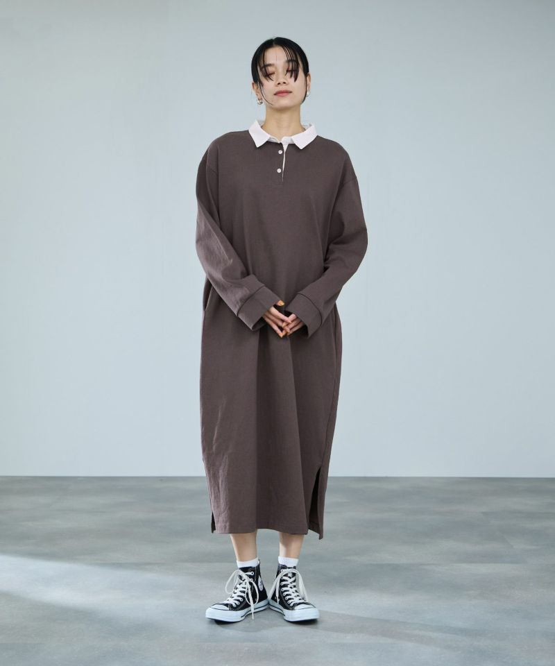 milli de l'air ラガーシャツワンピース レディース商品画像-4