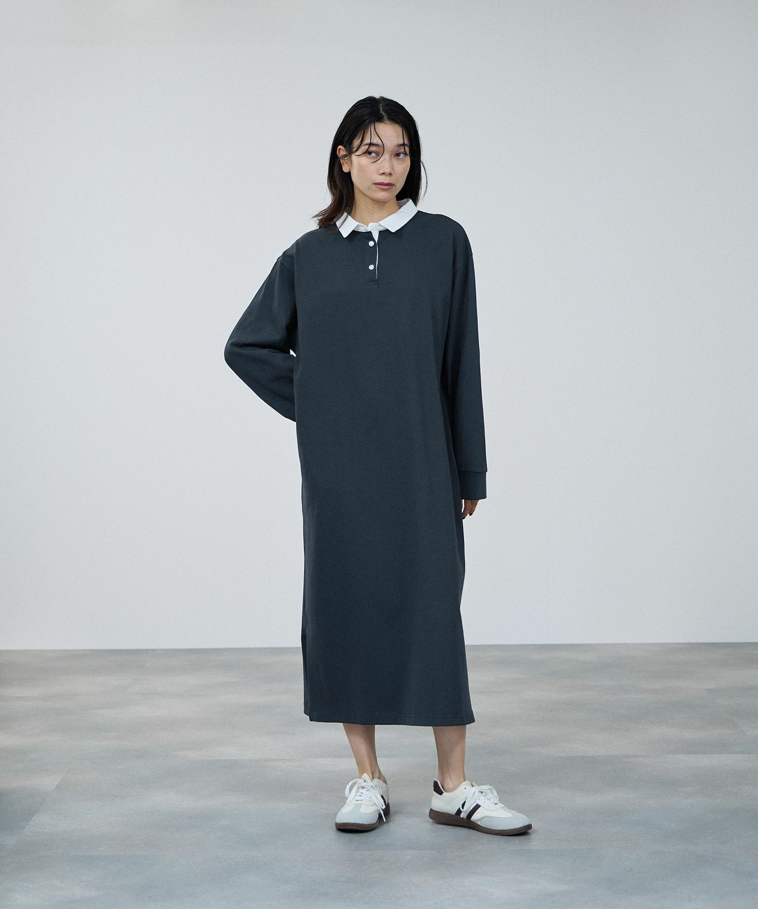milli de l'air ラガーシャツワンピース レディース