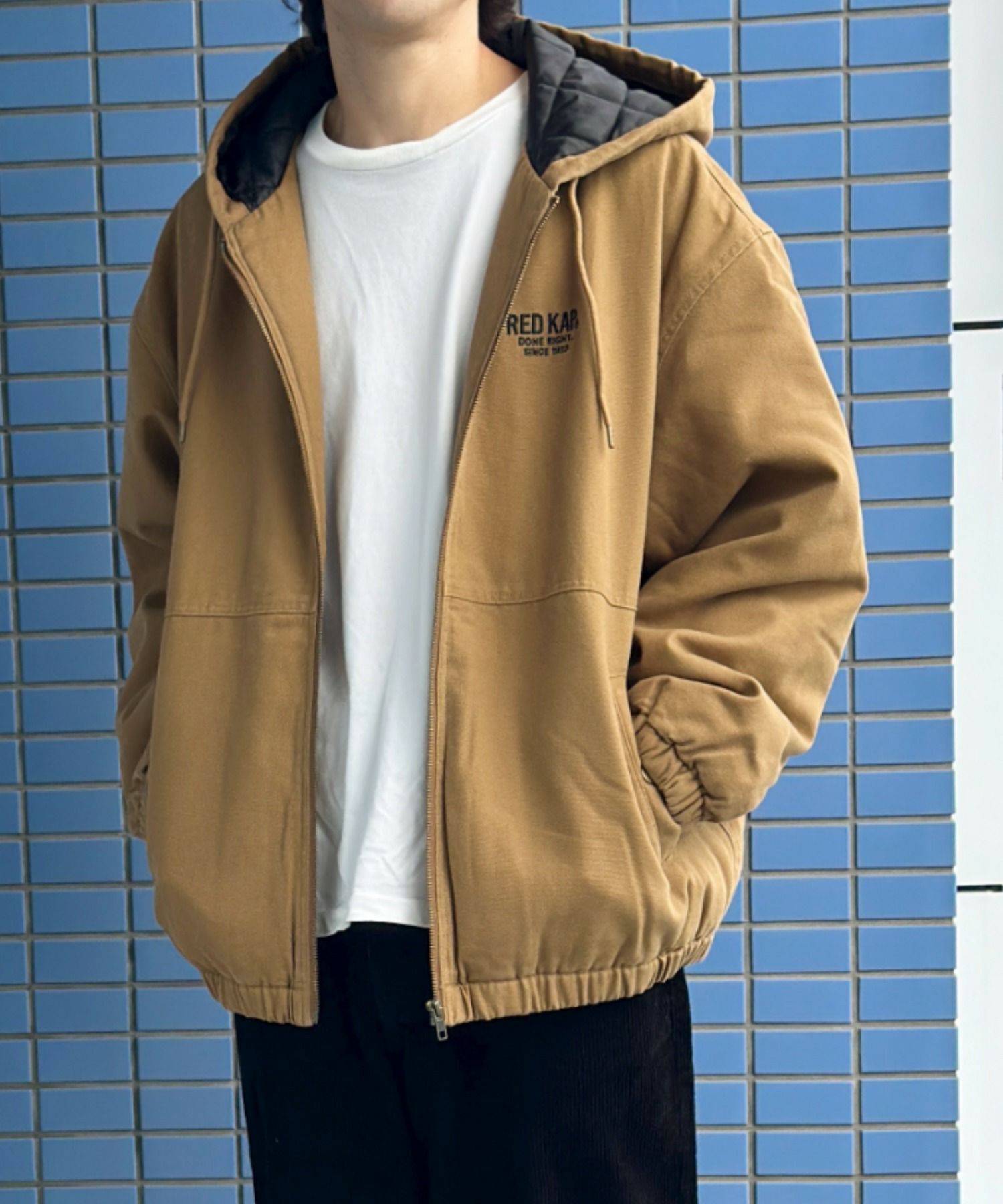 [期間限定価格]REDKAP  ダックキャンバスフードジャケット メンズ商品画像-3