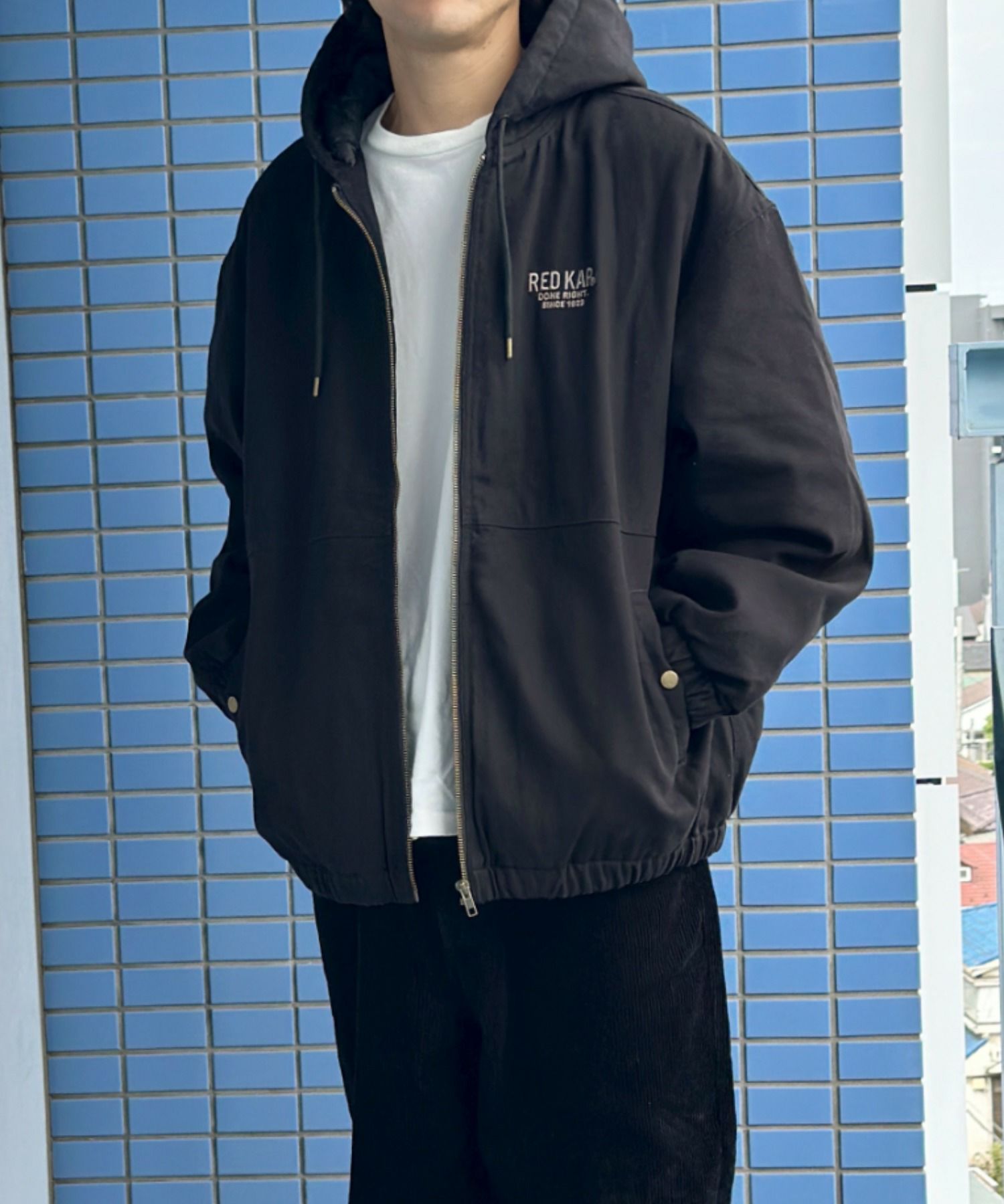REDKAP  ダックキャンバスフードジャケット メンズ商品画像-7