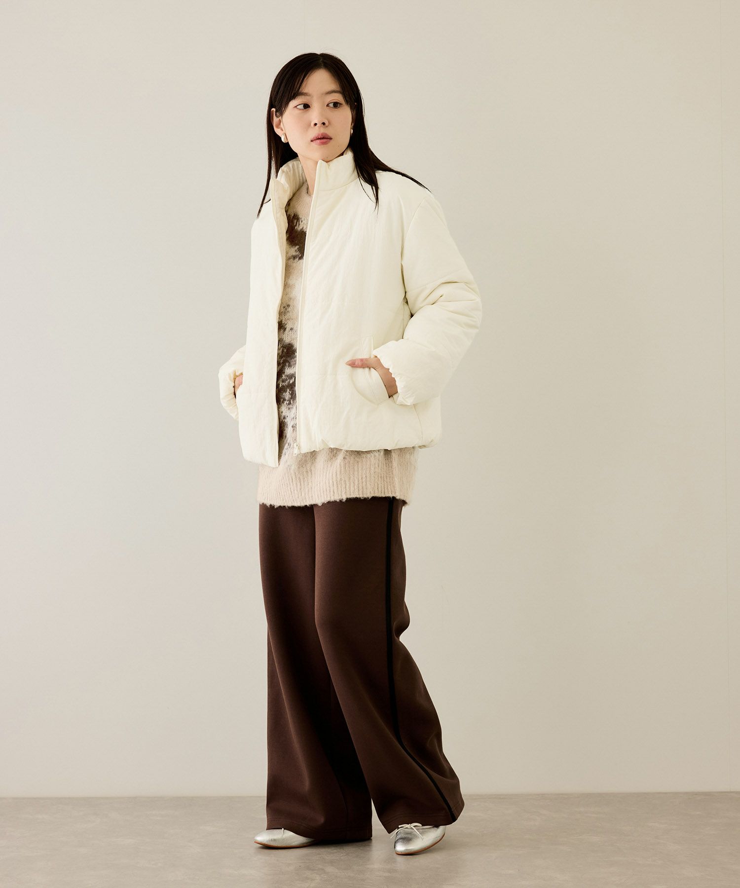 [最終さらに50%OFF]nAvy  撥水中綿ブルゾン レディース商品画像-9