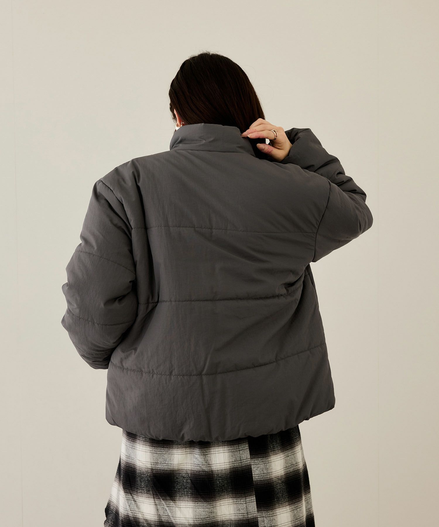 [最終さらに50%OFF]nAvy  撥水中綿ブルゾン レディース商品画像-13