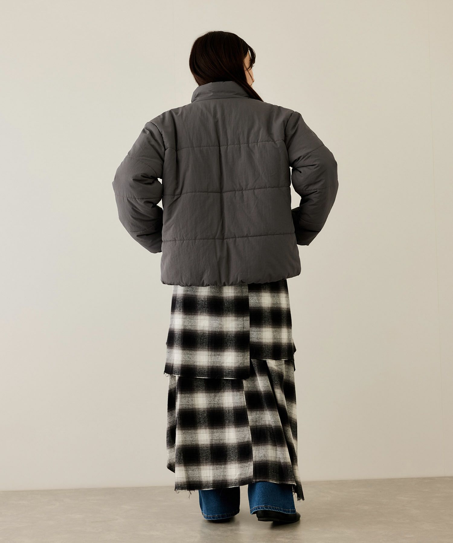 [最終さらに50%OFF]nAvy  撥水中綿ブルゾン レディース商品画像-16