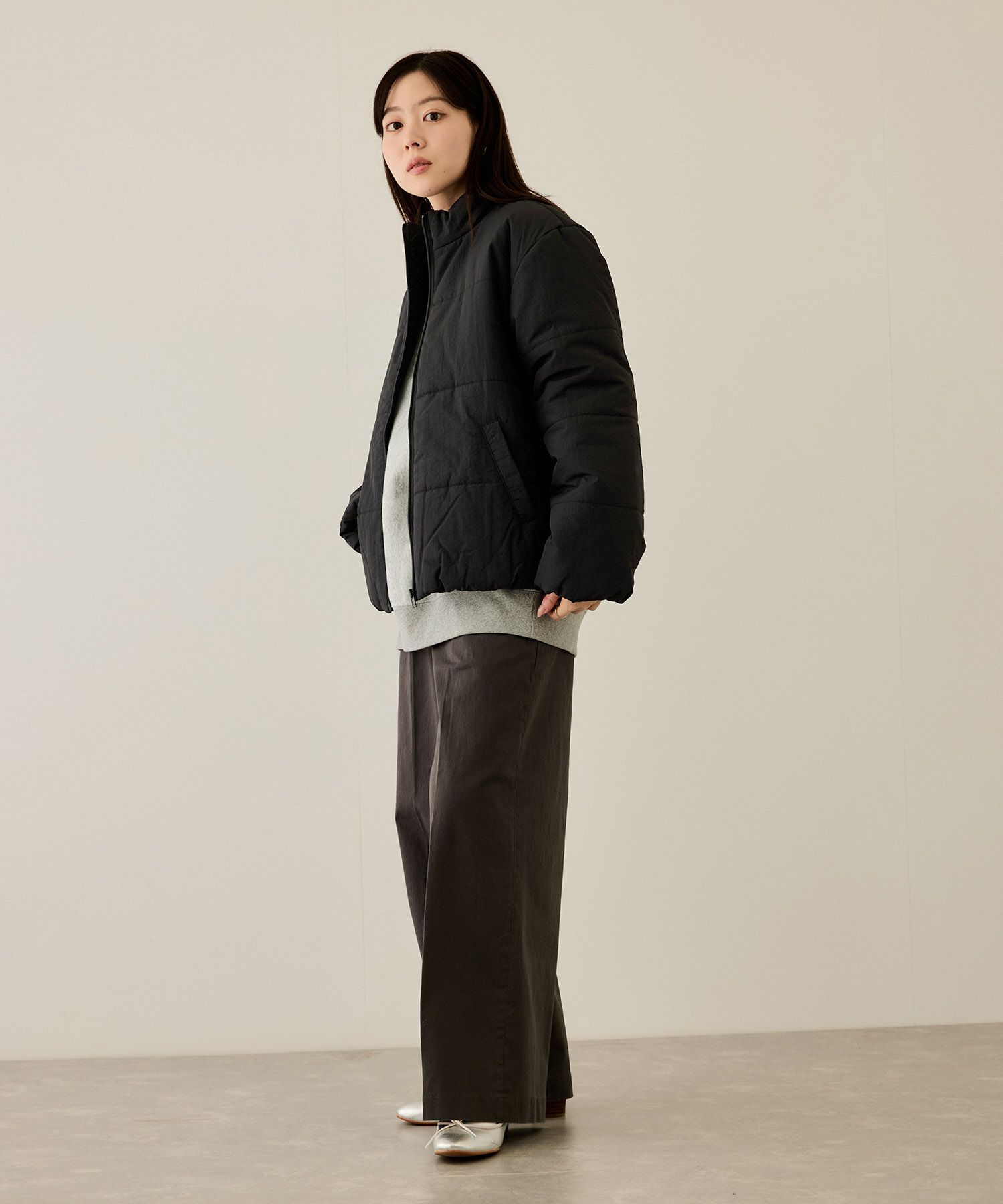 [最終さらに50%OFF]nAvy  撥水中綿ブルゾン レディース商品画像-20