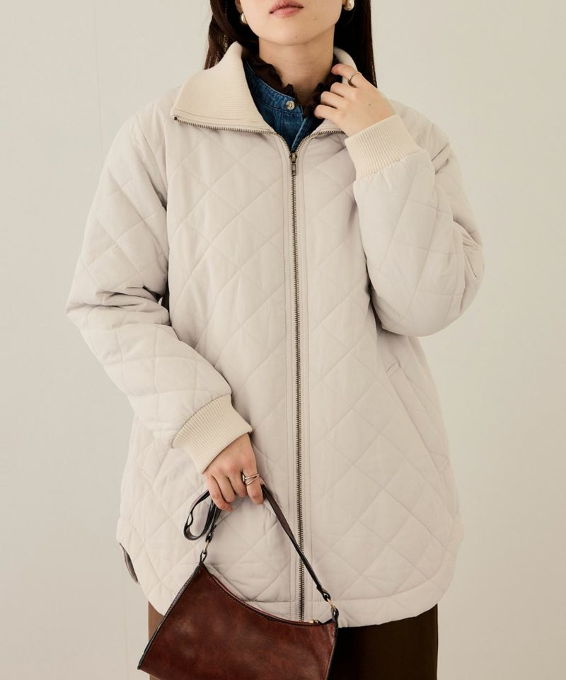 [最終さらに50%OFF]nAvy  グラムスキルトスタンドブルゾン レディース商品画像-2