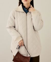 nAvy グラムスキルトスタンドブルゾン レディース